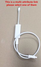 Image of For Apple Thunderbolt 3 (USB-C) to Thunderbolt 2 Adapter A1790 + TB2 0.5m Cable