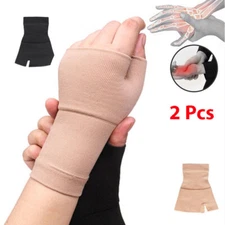 2Pcs Wrist and Thumb Support for Arthritis Pain - Multi Zone Compression Sleeve↲