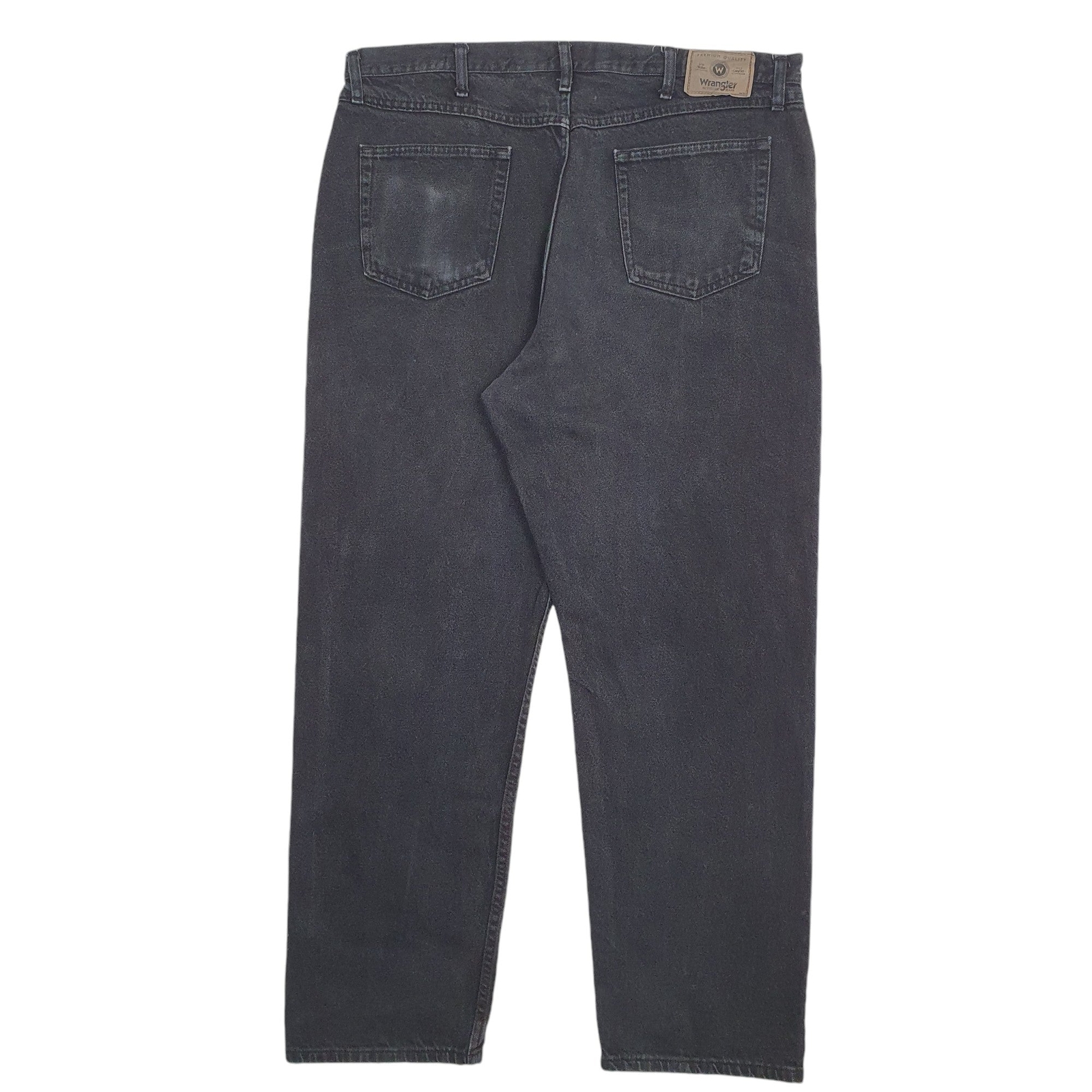 WRANGLER Relaxed Jeans Loose Fit Black Denim Trousers Mens W40 L32 image 3