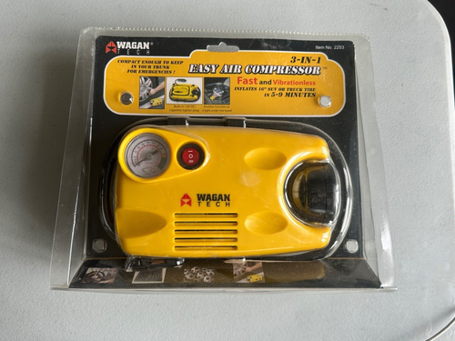 Wagan Tech 275 PSI Easy 3 in 1 Air Compressor - New in Package - #2253 ...