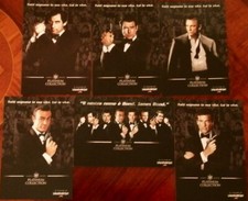 CARTOLINE PROMOCARD SERIE JAMES BOND 007 PLATINUM COLLECTION - RARE E PERFETTE