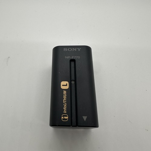 Sony NP-F770 (NPF770) L-Series InfoLITHIUM Battery (7.2v, 4200 mAh) Genuine