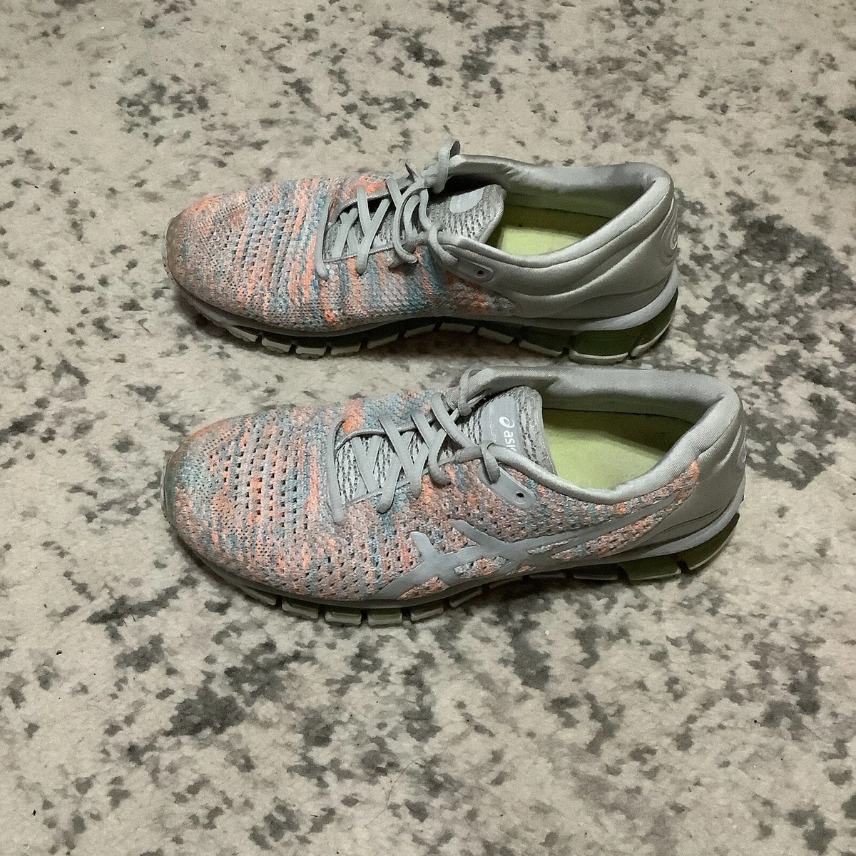 ASICS Gel Quantum 360 Knit Grey Orange Multi Women s Shoes T890N