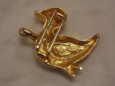 Vintage 1973 Mimi Di N Mini Din Duck / Chick Belt Buckle  display picture 1