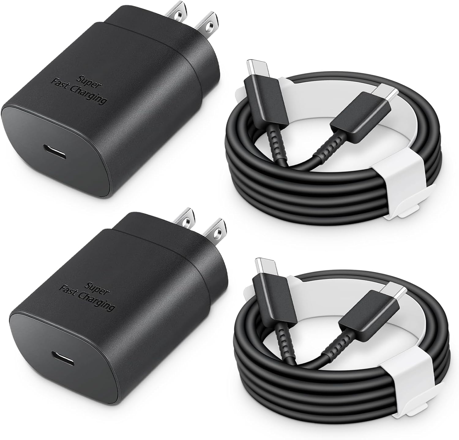 25W USB-C Fast Charger with Type C to C Cable for Quick Charging
