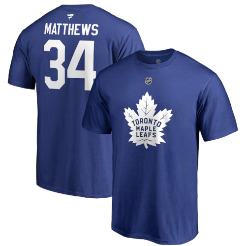 Auston Matthews Toronto Maple Leafs Fanatics Authentic Stack Player Name Sz S