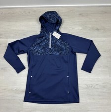 Peter Millar Youth LS 1/4 Zip Hoodie Golf Jacket - L 11-12 - NWT 150.00