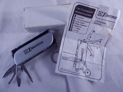 Rare Emerson Advertising Multi Tool Flashlight