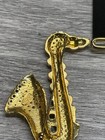 Escada Large Saxophone Brooch Beautiful Stone Crystal Rhinestones vintage — photo 4