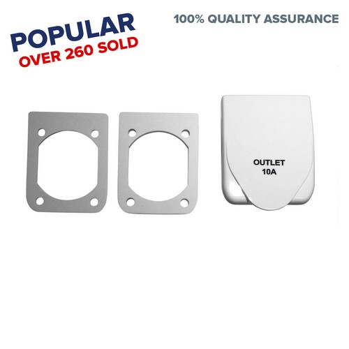 10 Amp Power Outlet for Caravan Motor Home and RV 240V Electrical Socket Camping - Picture 2 of 6