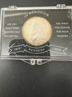 Kennedy silver half dollar in memorium original case beautiful peripheral toning