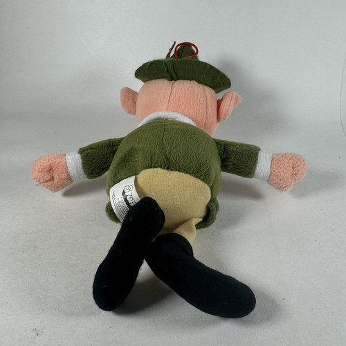 Stuffins Vintage Plush Boss Elf Rudolph Character Green 9" 1999 Stuffed Animal - Picture 4 of 13