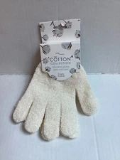 Evriholder ~ Beauty 2 Pairs White Exfoliating Gloves