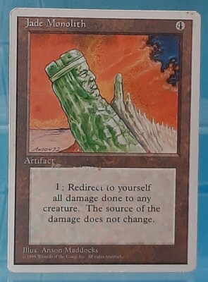 魔法 Magic Vintage - Jade Monolith - Rare/Artefakt - 4.Edition EN/NM