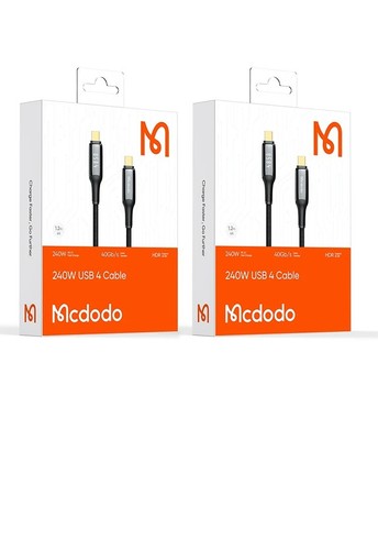Mcdodo 240W USB 4.0 Type-c To Type-c Fast Charging Cable For iPhone 15 Samsung - 第 8/24 張圖片