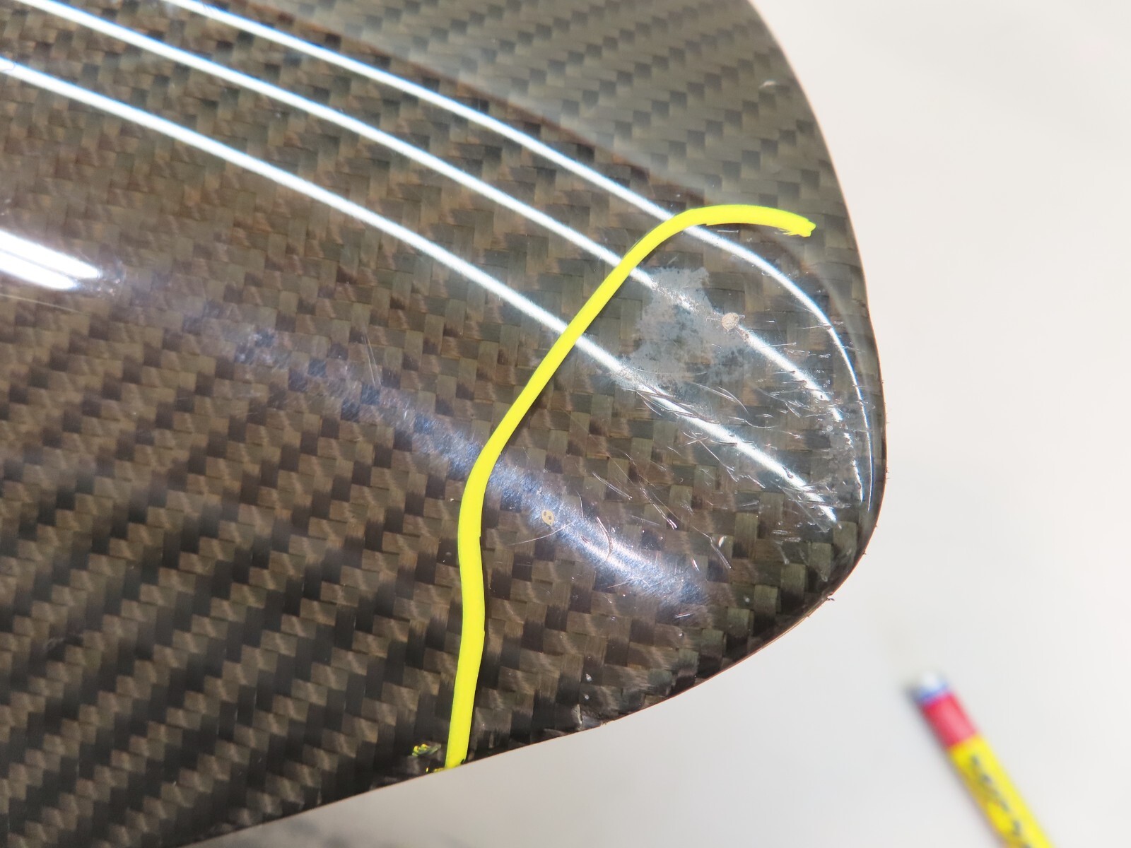 2012-2014 MCLAREN MP4-12C LEFT RECARO SEAT CARBON FIBER COVER TRIM OEM 73044722F
