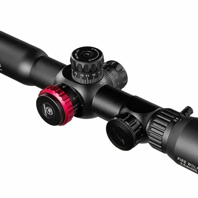 QZ 2.5-8X28 FFP Hunting Rifle Scopes Optical Double Reticle Sight Red/Green - Image 3 of 4