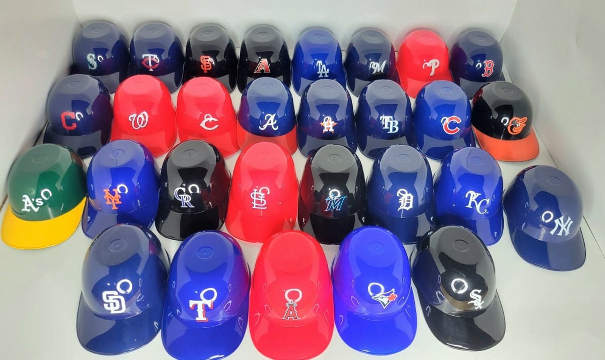 Major League Mini Plastic Baseball Helmet MLB Sports Team Hat Bowl