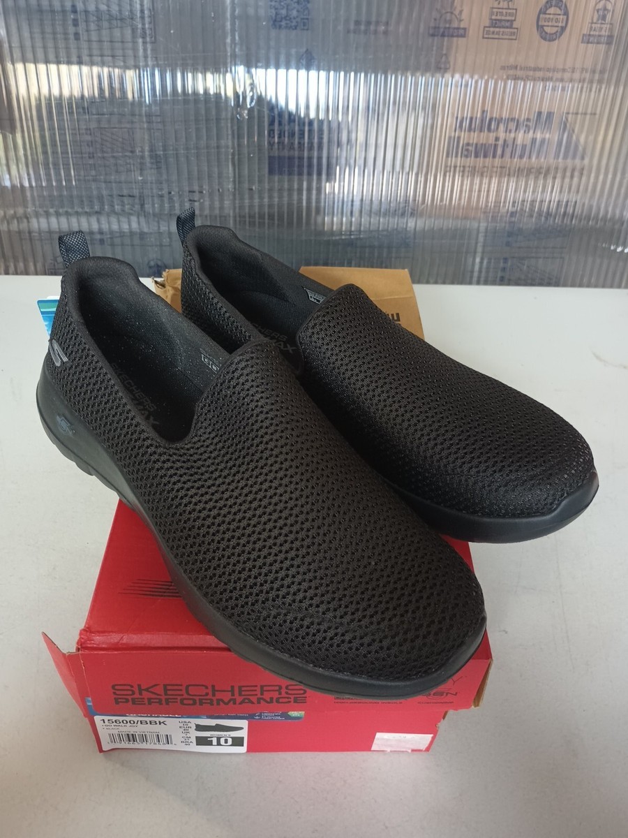 SKECHERS Go Walk Joy Gen Cushioning GOGA MAX Black Slip On Knit Size 10