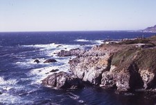 CARMEL COAST 35mm FOUND SLIDE Photo CALIFORNIA Transparency 1970´S 31 T 10 P