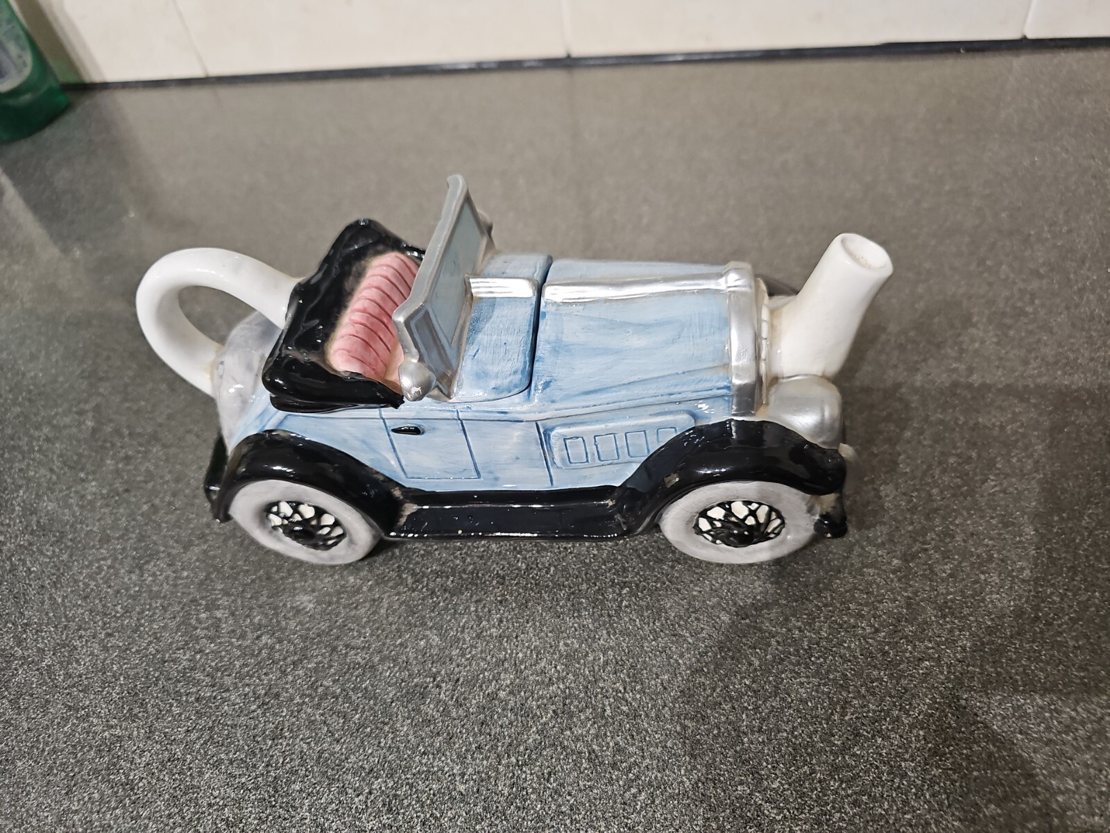 Classic Blue Minster Sports Car Novelty Teapot In Box, Collectable. eBay