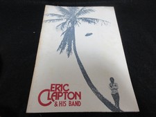 Eric Clapton 1974 Japan Tour Book w Stickered Ticket Cream Blind Faith Program