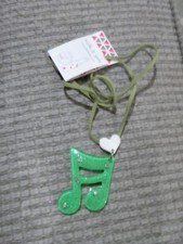 New Milk & Soda Novelty Necklace - Musical Note