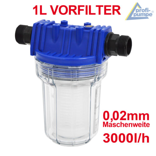 WASSER VORFILTER HAUSWASSERWERK PUMPENFILTER TAUCHPUMPE BRUNNEN PUMPE PUMPEN - Bild 2 von 4