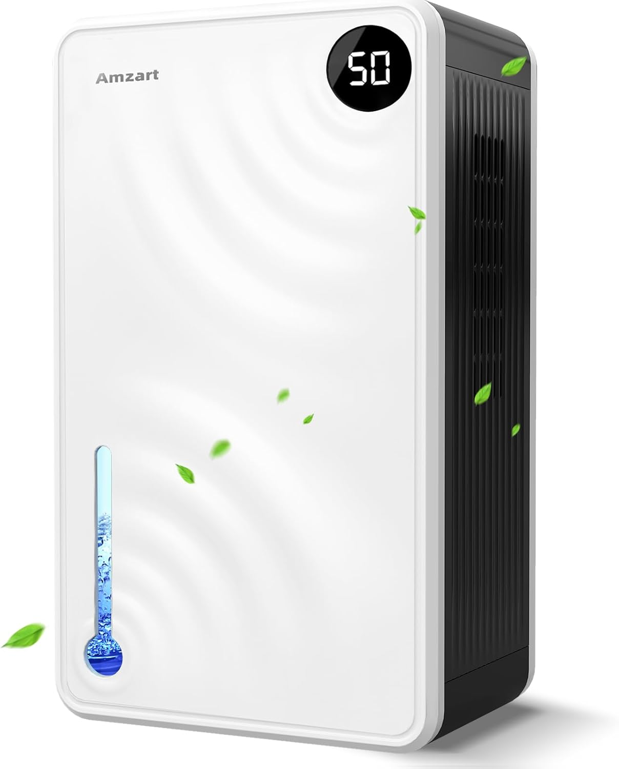 Dehumidifier, (1000 Sq.Ft) Dehumidifier for Basement, 118 OZ Water Tank Dehumidi-image