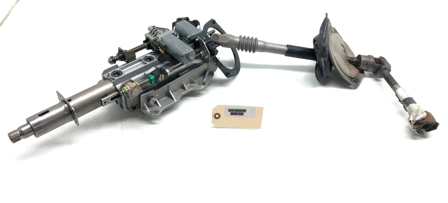 2014-2017 MASERATI GHIBLI S STEERING COLUMN W/ SHAFT OEM.
