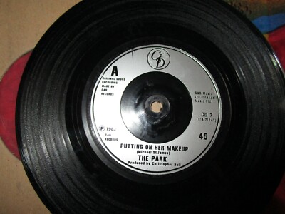 The Park - Putting On Her Make Up. C&D Records CD 7 Vinyl 7inch Single