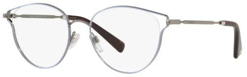 Authentic Valentino Eyeglasses VA 1009 - 3036 Azure/Gunmetal w/Demo 51mm "NEW" - Picture 3 of 5
