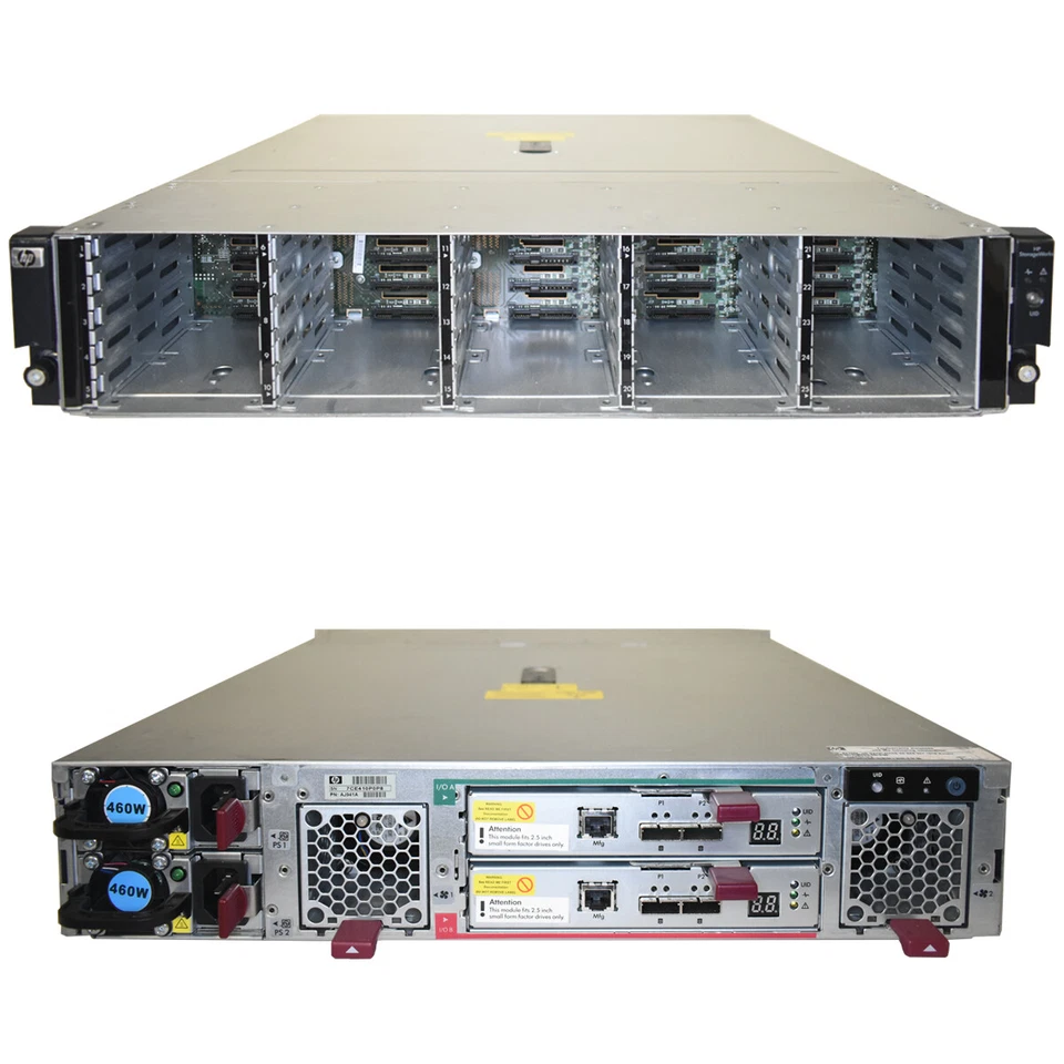 HP StorageWorks D2700 Disk Enclosure AJ941A 25x 2.5" Bay 2x IO 519320-001 - Image 3 of 3