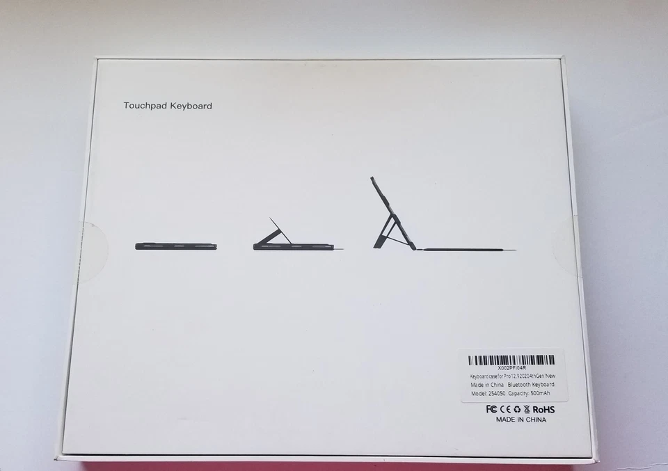 Keyboard Case Pro 12.9" 2020 4th Gen Case ROSE Bluetooth Backlit Keyboard - Image 3 of 4