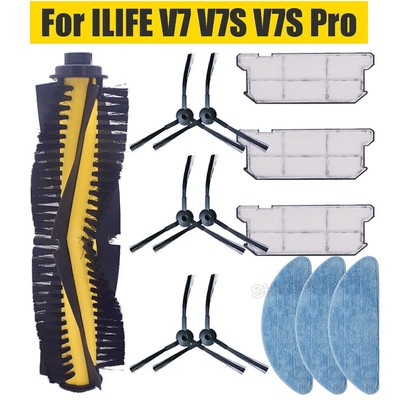 For ilife v7 v7s v7s pro V7s Plus Robotic Vacuum Cleaner Parts Kit Brush SETC