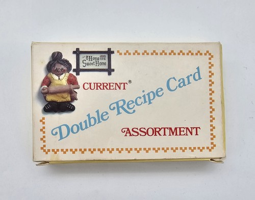 Current Double Recipe Cards Assortment Home Sweet Home Cottage Core Vintage Kitc - Picture 2 of 8
