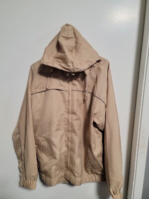 Boxin AOA JW. Vintage lightweight beige Windbreaker jacket