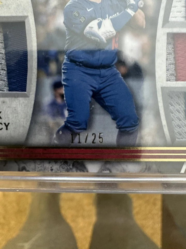 2022 Topps Museum Meaningful Material/ Quad Relic Max Muncy #SPPPQR-MM #MMR1-MM - Image 2 of 4