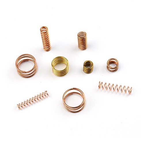 10 Pcs Brass Compression Spring Pressure Springs Wire Diameter 0.2mm to 1.2mm - Picture 5 of 5