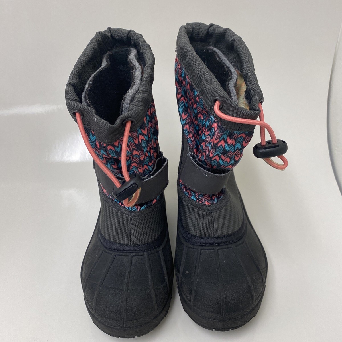 Columbia Bugaboot Winter Snow Boots Youth Size 3 Black 