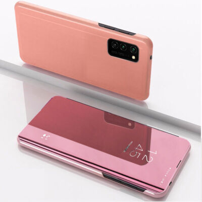 For Samsung Galaxy Phone Luxury Clear View Mirror Leather Flip Stand Case Cover