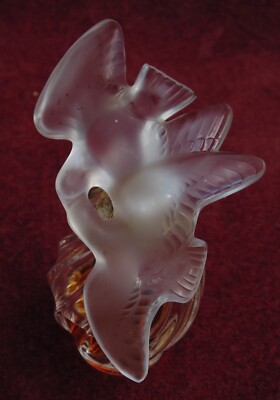 seltener wunderschöner ALTER Parfum Flakon Lalique L Air du Temps Nina Ricci Nr. 2