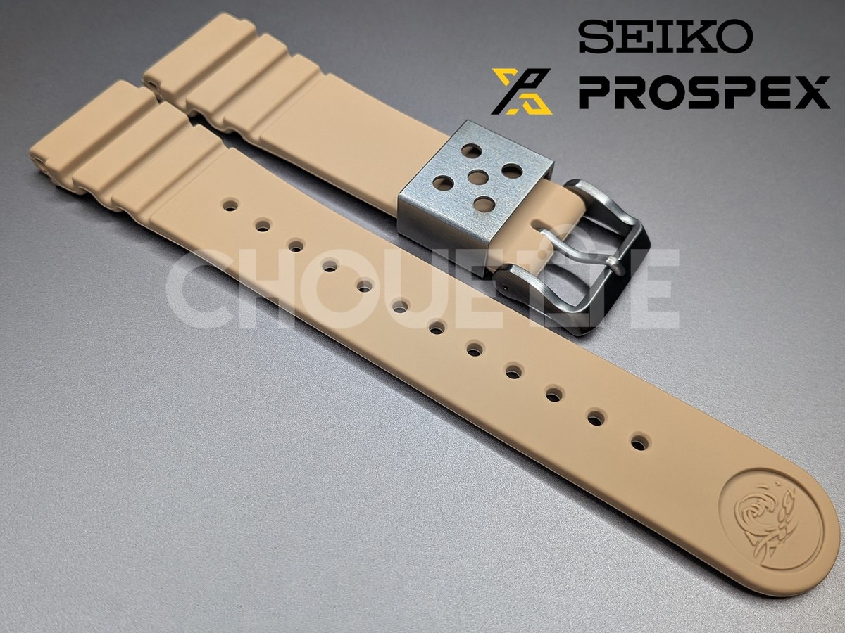 OEM SEIKO Solar SafArnie SBEQ007 SNJ029 H851-00B0 22mm Tan
