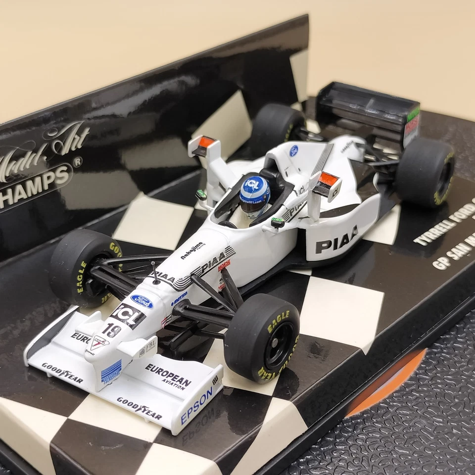MINICHAMPS 1/43 Tyrrell 025 Ford 1997 Mika Salo #19 San Marino GP 1997 430970029 - Image 2 of 4