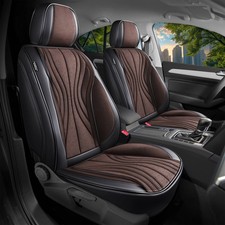 Schonbezüge Sitzbezüge für Opel Corsa C Bj 2000-06 in Schwarz/Braun M7