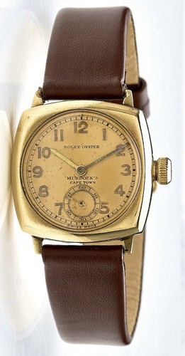 Rolex Oyster ‘Murdocks Cape Town’ South Africa 1935 Vintage Gents Cushion Watch - Bild 4 von 21