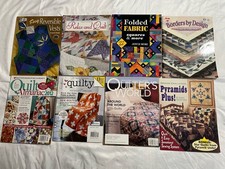 Mixed Lot of 8 Quilting Books Magazines Patterns