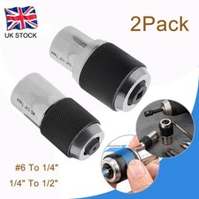 2Pack Adjustable Tap Holder Sockets for Tapping & Reaming 3mm ? 12mm 3/8in Drive