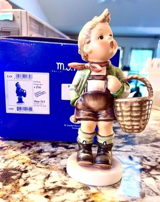 M I Hummel 51/1 ''Village Boy MILLENNIUM REVIVAL COLLECTION 2000'' Ltd Ed 694/2000