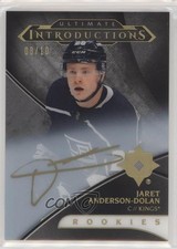 2018-19 Ultimate Collection Onyx Black 8/10 Jaret Anderson-Dolan #UI-15 Auto 0zu